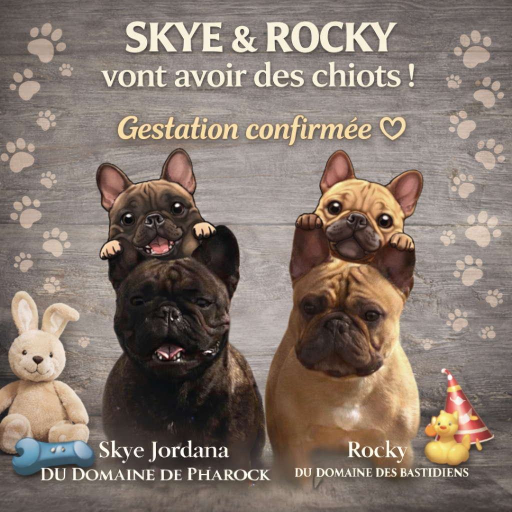 Gestation Confirmée Skye Jordana & Rocky